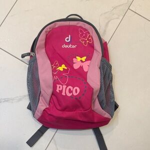 Deuter Pico Kids Backpack - Pink and Yellow